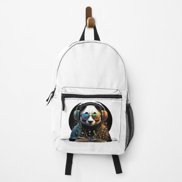 Item preview, Cool DJ Panda with headphones and sunglasses with book designed and sold by MLArtifex.