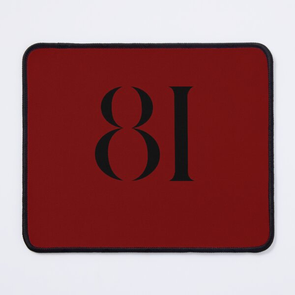 Item preview, 81, eighty-one, black, quake designed and sold by Numbers-Art.