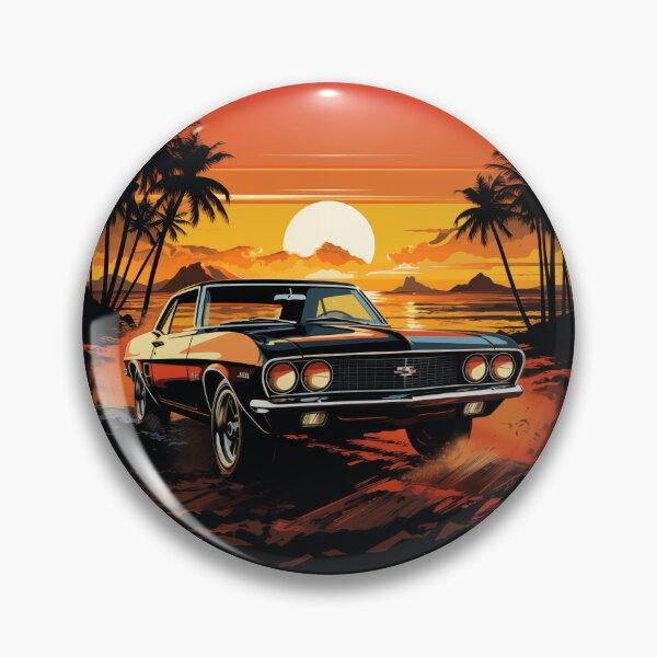 Item preview, Classic Muscle Car Sunset  designed and sold by AIStudioProject.