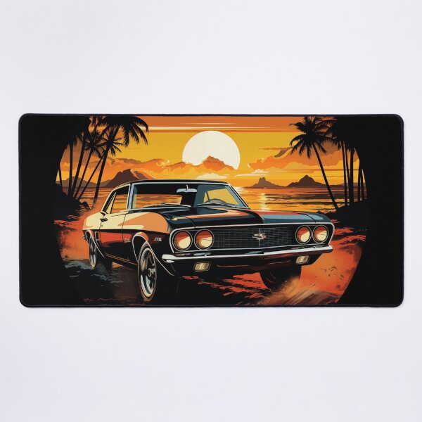 Item preview, Classic Muscle Car Sunset designed and sold by AIStudioProject.