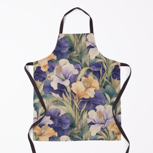 Item preview, Iris Floral Pattern designed and sold by 100Sunsets.