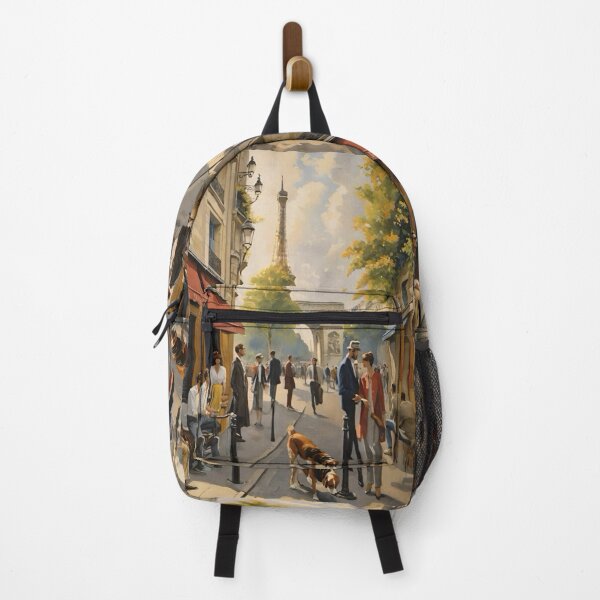 Item preview, Parisian Daily Life: Eiffel and Arc de Triomphé | Art By Carraann designed and sold by CARRAANN.
