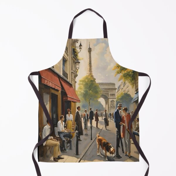 Item preview, Parisian Daily Life: Eiffel and Arc de Triomphé | Art By Carraann  designed and sold by CARRAANN.