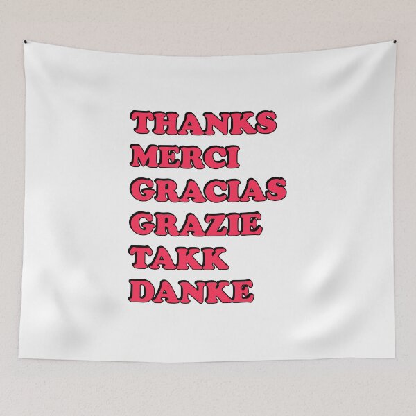 Item preview, Thank you - giving thanks in different languages - happy thanksgiving designed and sold by Inspirationmotivation.