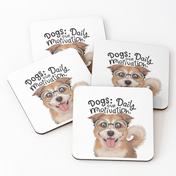 Item preview, Dogs: Our Daily Motivation - Fun Dog Art designed and sold by UA-t-shirts.