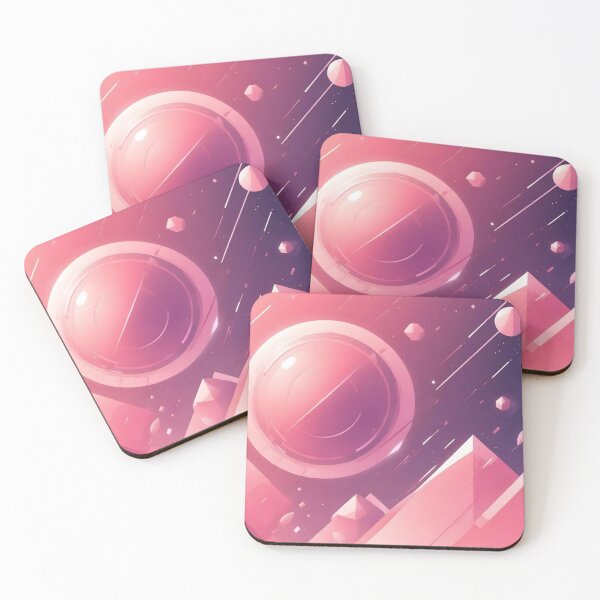 Item preview, Pink geometrical pattern  designed and sold by MatthaeusArts.