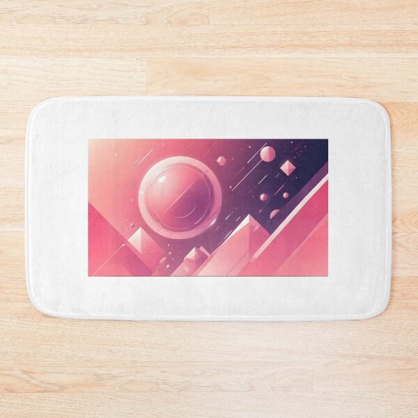 Item preview, Pink geometrical pattern  designed and sold by MatthaeusArts.