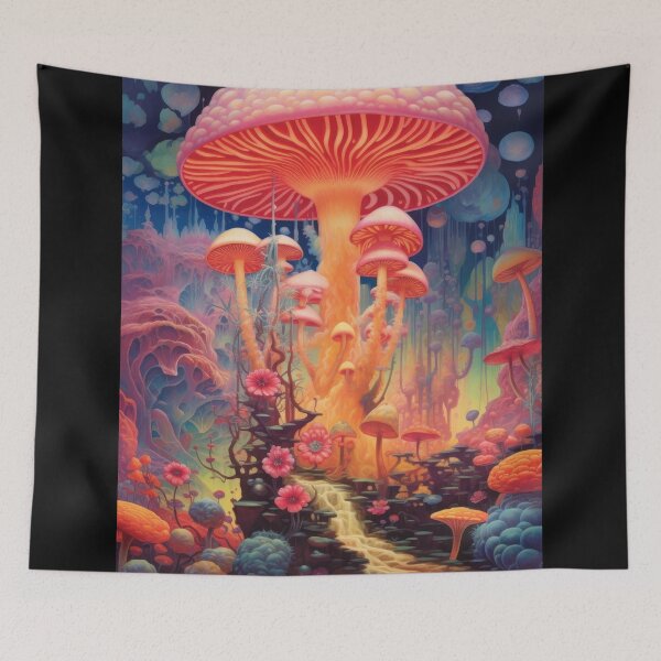 Item preview, Sprouting Mushrooms designed and sold by InsanseCreation.