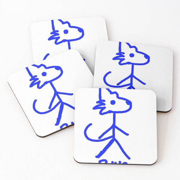 Item preview, Blue dog designed and sold by GreenleafForest.