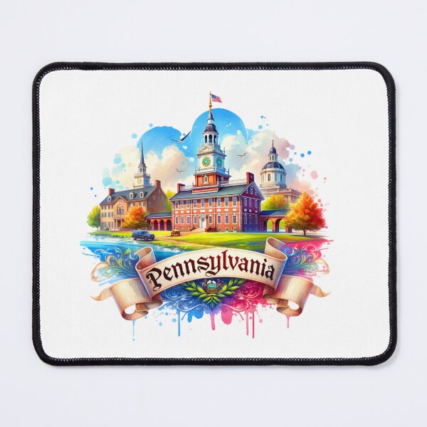 Item preview, ✨Retro US State Watercolor Maps – Unique Travel Art T-Shirts, Mugs, Stickers & More designed and sold by artedigital99.