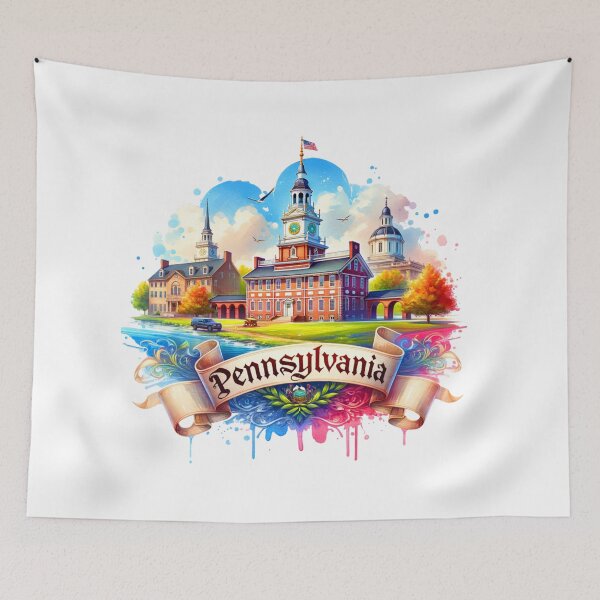Item preview, ✨Retro US State Watercolor Maps – Unique Travel Art T-Shirts, Mugs, Stickers & More designed and sold by artedigital99.