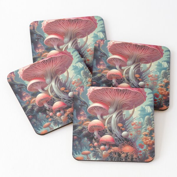 Item preview, Sprouting Mushrooms designed and sold by InsanseCreation.