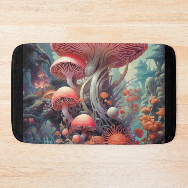 Item preview, Sprouting Mushrooms designed and sold by InsanseCreation.