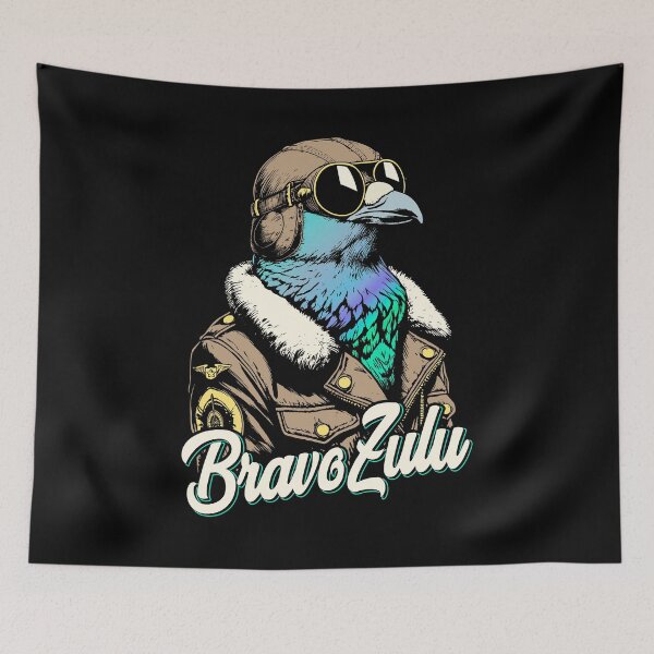 Item preview, Pigeon Racing Pilot Bravo Zulu Funny Bird Aviation Flight designed and sold by GrandeDuc.