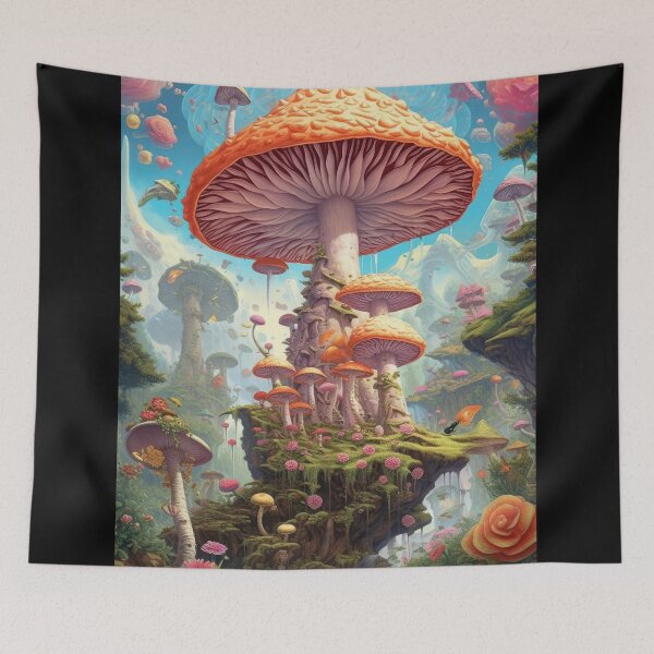 Item preview, Sprouting Mushrooms designed and sold by InsanseCreation.