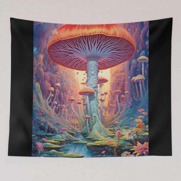 Item preview, Sprouting Mushrooms designed and sold by InsanseCreation.
