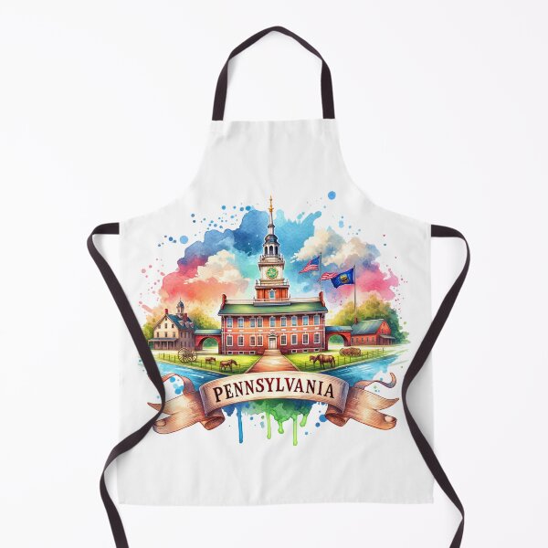 Item preview, ✨Retro US State Watercolor Maps – Pennsylvania - Unique Travel Art T-Shirts, Mugs, Stickers & More designed and sold by artedigital99.