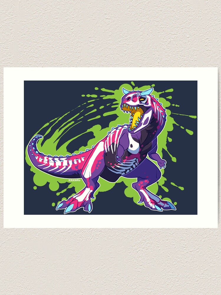 Thumbnail 2 von 3, Kunstdruck, Radioaktiver Carnotaurus designt und verkauft von Kirara.