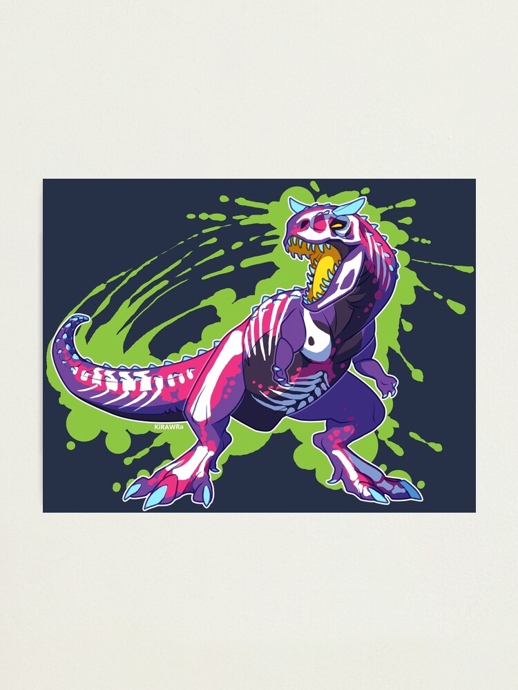 Thumbnail 2 von 3, Fotodruck, Radioaktiver Carnotaurus designt und verkauft von Kirara.