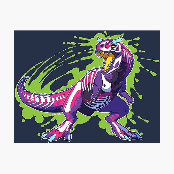 Radioactive Carnotaurus Photographic Print