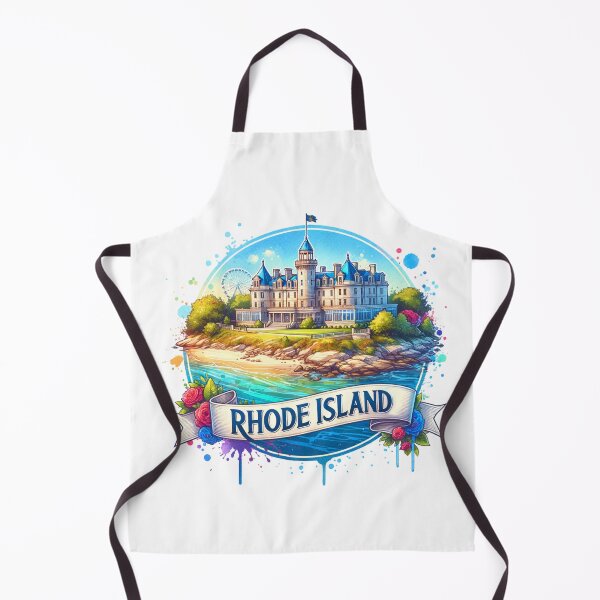 Item preview, ✨Retro US State Watercolor Maps – Rhode Island - Unique Travel Art T-Shirts, Mugs, Stickers & More designed and sold by artedigital99.
