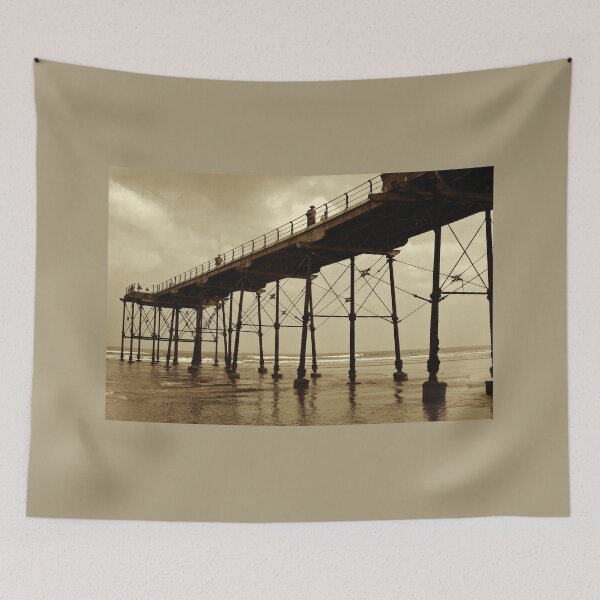 Item preview, Saltburn pier, sepia designed and sold by paulboizot.