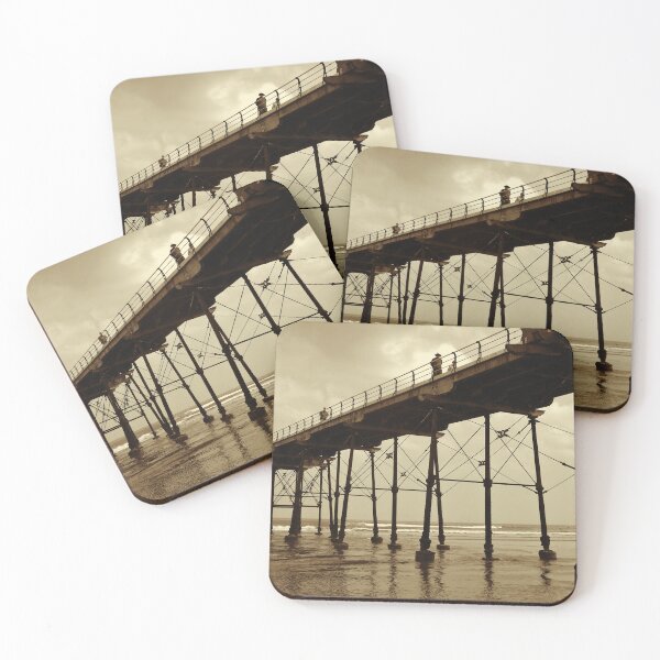 Item preview, Saltburn pier, sepia designed and sold by paulboizot.
