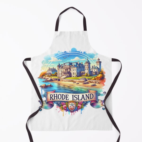 Item preview, ✨Retro US State Watercolor Maps – Rhode Island - Unique Travel Art T-Shirts, Mugs, Stickers & More designed and sold by artedigital99.