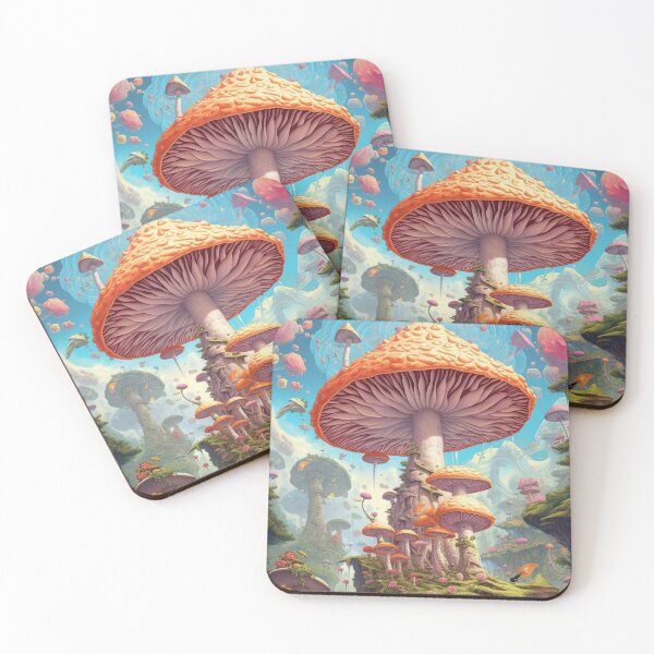 Item preview, Sprouting Mushrooms designed and sold by InsanseCreation.