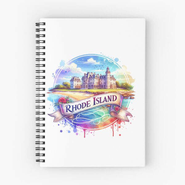 Item preview, ✨Retro US State Watercolor Maps – Rhode Island - Unique Travel Art T-Shirts, Mugs, Stickers & More designed and sold by artedigital99.