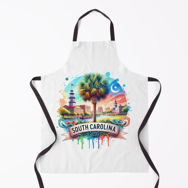 Item preview, ✨Retro US State Watercolor Maps – South Carolina - Unique Travel Art T-Shirts, Mugs, Stickers & More designed and sold by artedigital99.