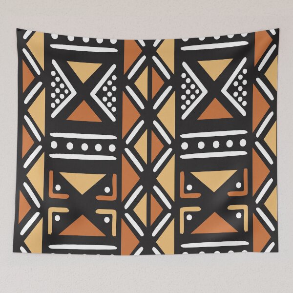 Item preview, Bogolan loincloth patterns designed and sold by Wolagno.