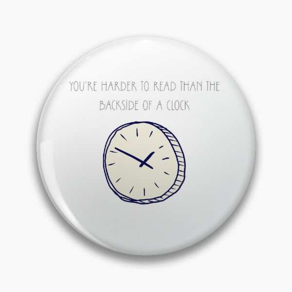 Item preview, Funny Saying - Clock designed and sold by Flibberdip.