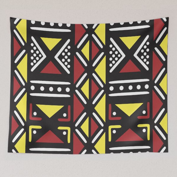 Item preview, Bogolan loincloth patterns designed and sold by Wolagno.
