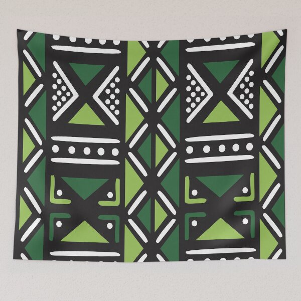 Item preview, Bogolan loincloth patterns designed and sold by Wolagno.