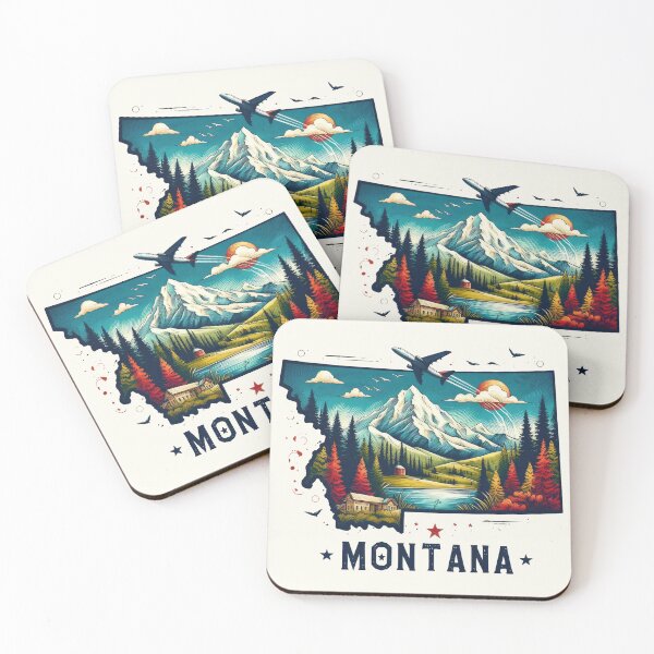 Item preview, MONTANA United States of America, artistic shape designed and sold by Margival.