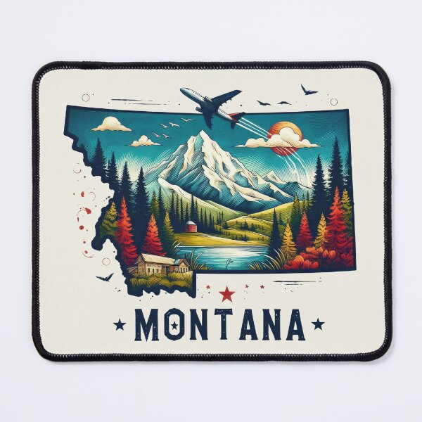 Item preview, MONTANA United States of America, artistic shape designed and sold by Margival.