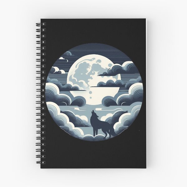 Item preview, The Full Moon Wolf designed and sold by DesignTreasure.