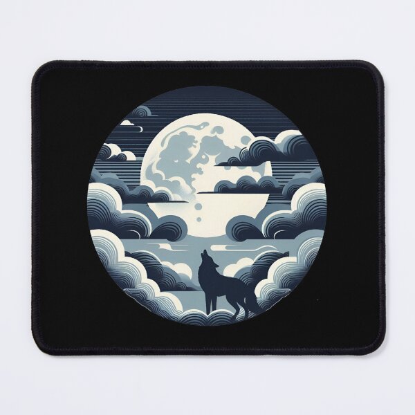 Item preview, The Full Moon Wolf designed and sold by DesignTreasure.