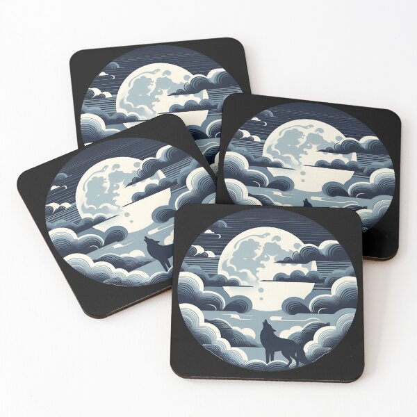 Item preview, The Full Moon Wolf designed and sold by DesignTreasure.