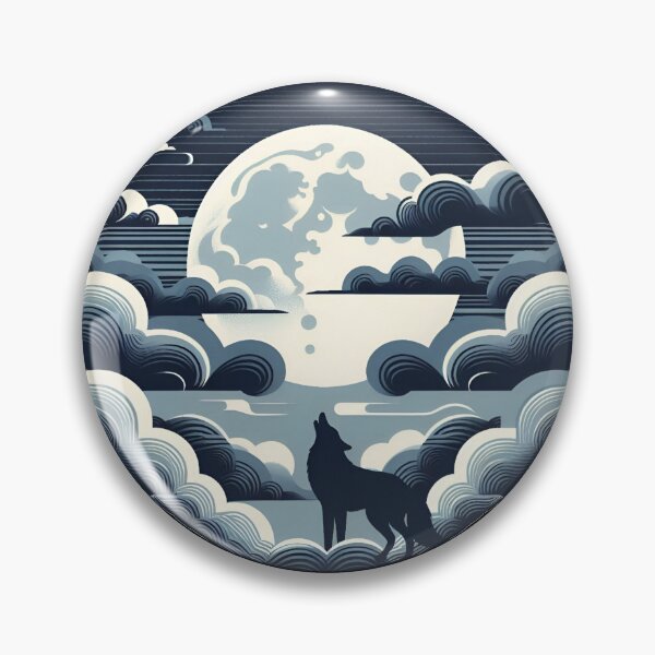 Item preview, The Full Moon Wolf designed and sold by DesignTreasure.