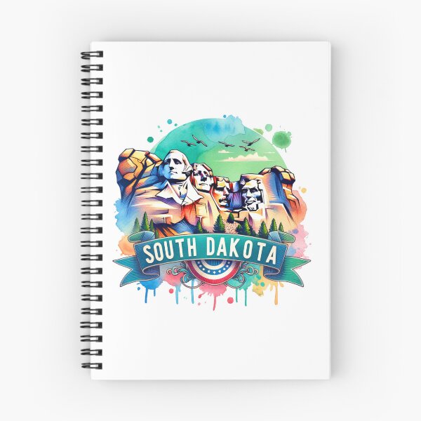 Item preview, ✨Retro US State Watercolor Maps – South Dakota - Unique Travel Art T-Shirts, Mugs, Stickers & More designed and sold by artedigital99.