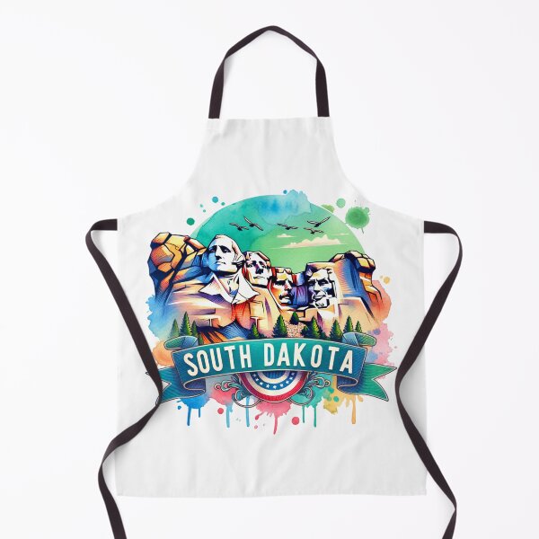 Item preview, ✨Retro US State Watercolor Maps – South Dakota - Unique Travel Art T-Shirts, Mugs, Stickers & More designed and sold by artedigital99.