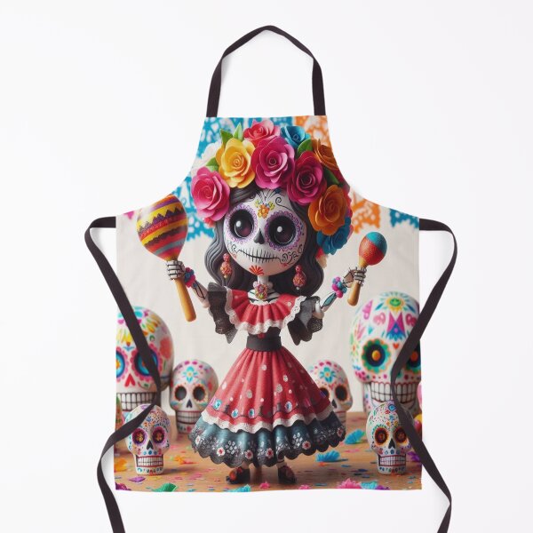 Item preview, colorful catrina designed and sold by Trac-Fusion.
