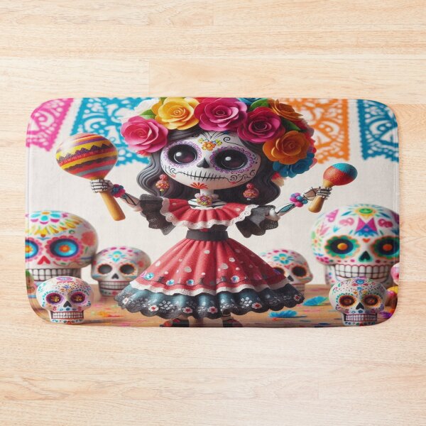 Item preview, colorful catrina designed and sold by Trac-Fusion.