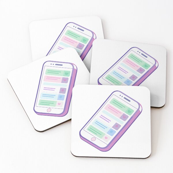 Item preview, Smartphone with Messages on the Screen designed and sold by natalielaf.