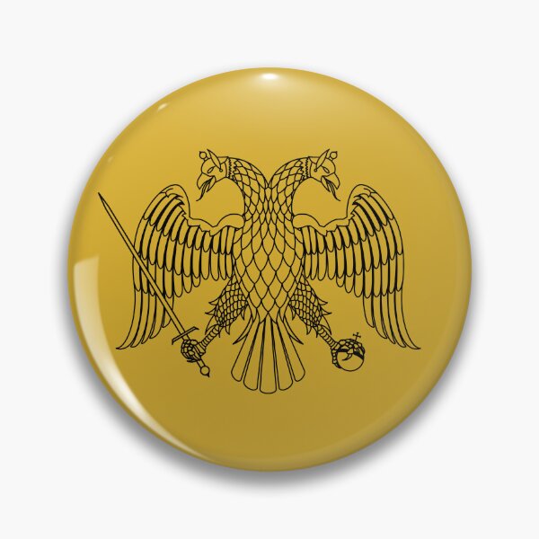 Item preview, Byzantine Double-Headed Eagle with Classical Heads (Peace) designed and sold by SpringofDelphi.