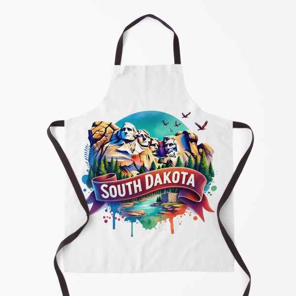 Item preview, ✨Retro US State Watercolor Maps – South Dakota - Unique Travel Art T-Shirts, Mugs, Stickers & More designed and sold by artedigital99.