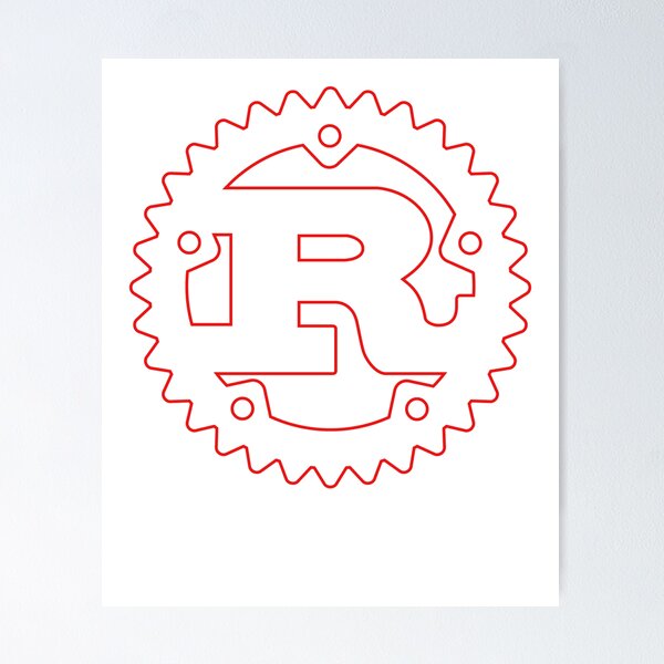 Artikel-Vorschau von Rust (Transparent / Rot) Offizielles Logo Sweatshirt, designt und verkauft von Rainwater Merch.