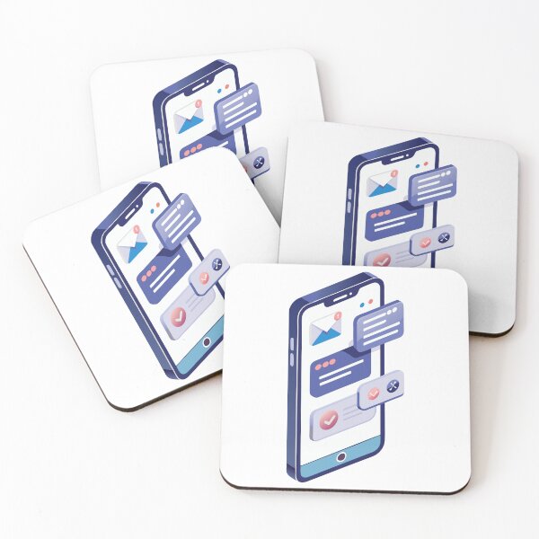 Item preview, Smartphone with Messages on the Screen designed and sold by natalielaf.